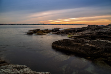 A Beautiful Sunset on the Beach