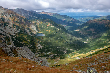Fototapeta na wymiar panoramic view of Tatra mountains in slovakia