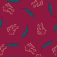 Beautiful seamless floral pattern background.