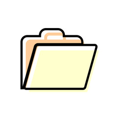 Portfolio vector illustration