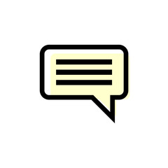 Speech vector illustration