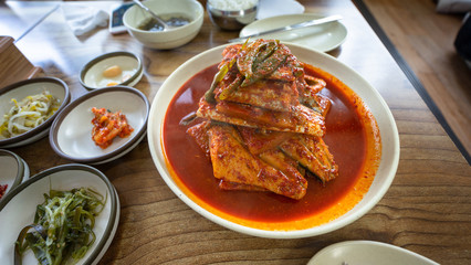 Stewed hairtail and mackerel