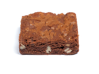 Tasty chocolate brownie pie