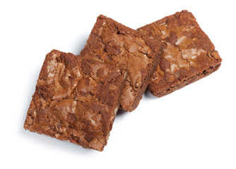 Tasty chocolate brownies pies