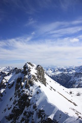 Obraz premium Berg im Blauen