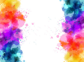Waterocolor splash background