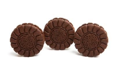 sandwich cookie isolated