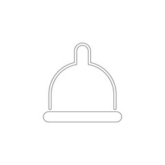 Condom. flat vector icon