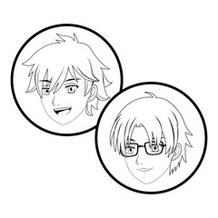 anime manga young people