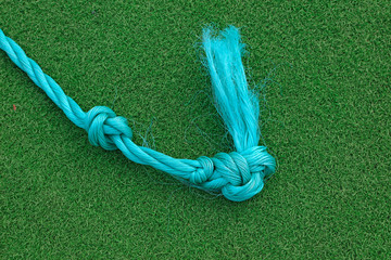 Nylon thread close-up