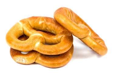  german bretsel on white background