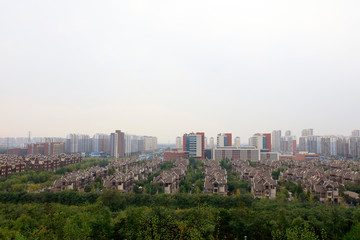 Fototapeta na wymiar Urban scenery in Tangshan, China