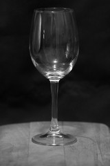 empty wine glass