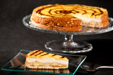 Cakes, pastries, chocolate, chefs' art. Dessert. Gastronomy and pastry.