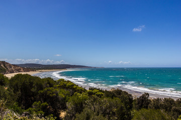 Beautiful Blue Lagoon at the Great Ocean Road, Australia