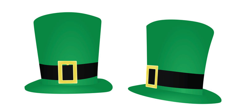 Saint Patrick's day hat. vector illustration