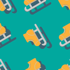 Skates seamless pattern