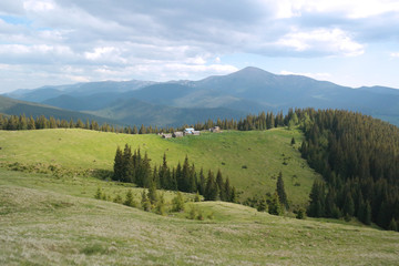 farm on top of a mountain