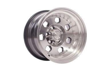 automobile titanic disk on a white background