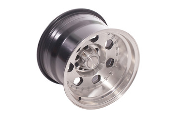 automobile titanic disk on a white background