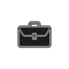 business portfolio illustration, office suitcase - Briefcase icon
