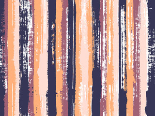 Sloopy gouache vertical lines vector pattern.