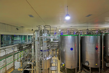 Mengniu Dairy (Luannan) limited liability company production line, Luannan County, Hebei Province, China