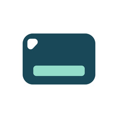 Lost key finder icon in flat style