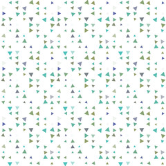Abstract seamless pattern background with multi-colored varied triangles.
