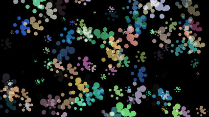 Background with paint. Divorces and drops. Periwinkles.