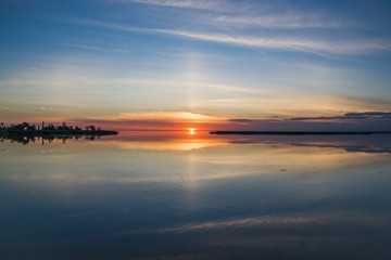 Obraz premium sunset over the sea