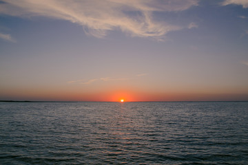 Obraz premium sunset over the sea