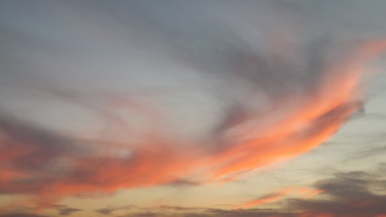 Fototapeta premium Sunset and Clouds from Bostanlı II