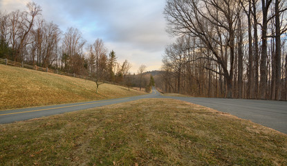 "Pre Dawn Merger" on the Blue Ridge Parkway ZDS On the Road Collection