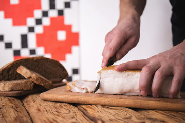 cut the fat on the board