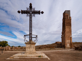 Belchite the village bombed in the Spanish Civil War