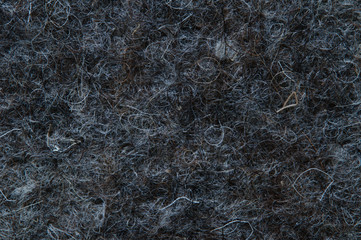 Fototapeta na wymiar Surface texture of gray felt, background.