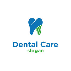 dental logo icon design template vector