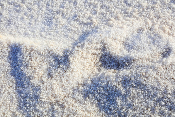 Salt crystal particles