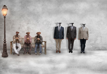 Youth and old age - a metaphorical image