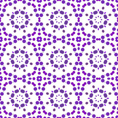 Seamless abstract pattern background with a variety of colored circles.