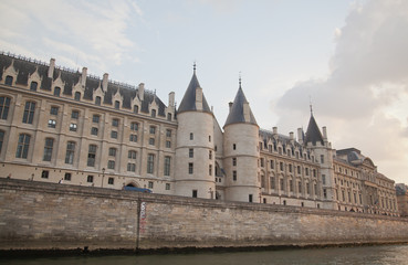 Fototapeta na wymiar Palais de Justice, Ile de la Cite, Paris - France.