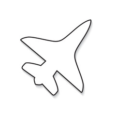 airplane icon- vector illustration