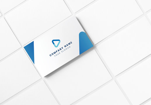 Blue Business Card Layout