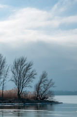 river Bank on the outskirts of the city © Roman