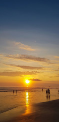 Fototapeta premium Juquehy Pôr do Sol na Praia 008