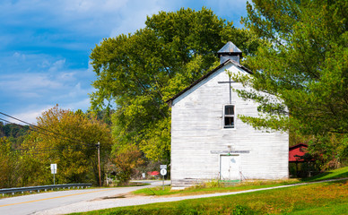 Fototapeta premium Old Church at Webbville, KY