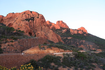 les rochers de l'Esterel