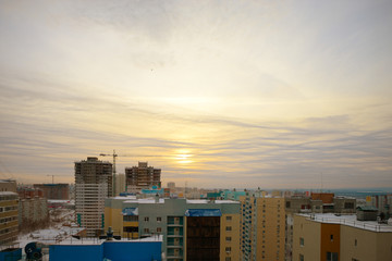 Fototapeta premium City sunset