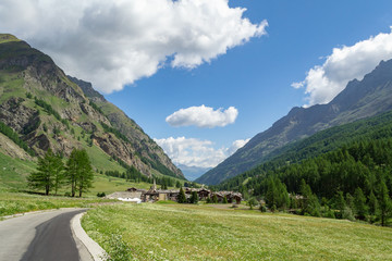 Naklejka na ściany i meble alpine panorama